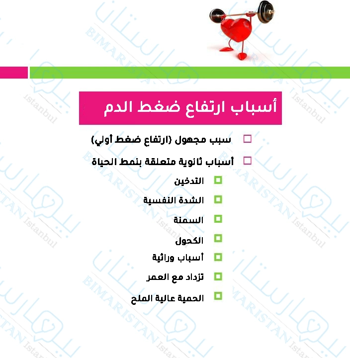  أسباب ارتفاع ضغط الدم عند النساء