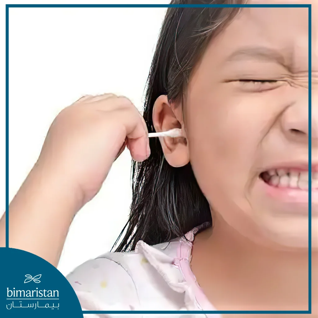 A Picture Of A Child With Bad Ear Cleaning Habits