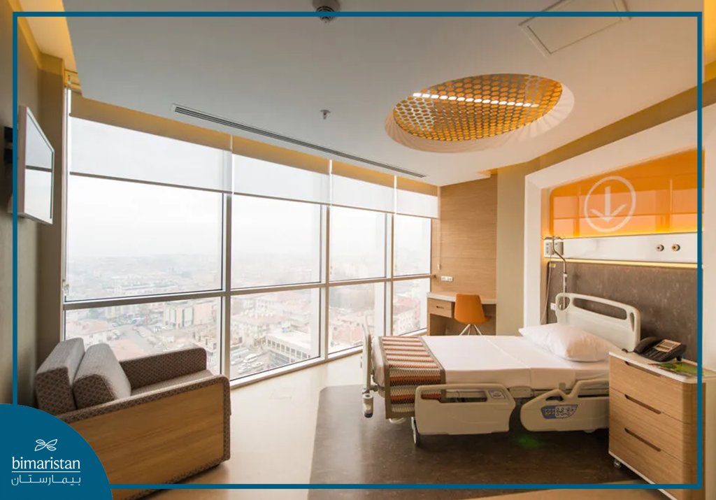 غرفة المرضى في مستشفى ميموريال أنقرة
