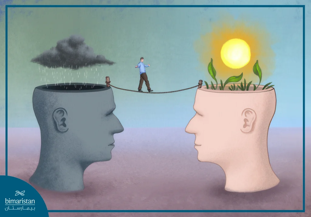Internet Addiction: The Invisible Chains Holding You Hostage 4 An Image Showing The Journey From Internet Addiction To Mental Recovery And Growth