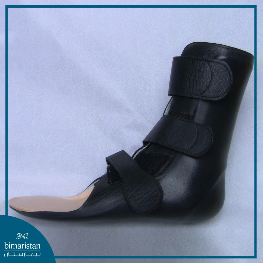 An Image Showing An Ankle Orthotic Brace Designed To Improve Functional Range Of Motion.
