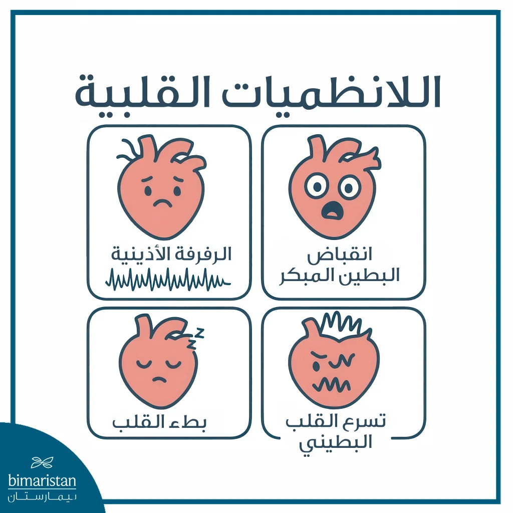 أمراض اضطراب نبض القلب: الأسباب، الأنواع، وطرق التشخيص الحديثة 3 بعض أنواع أمراض اضطراب نبض القلب