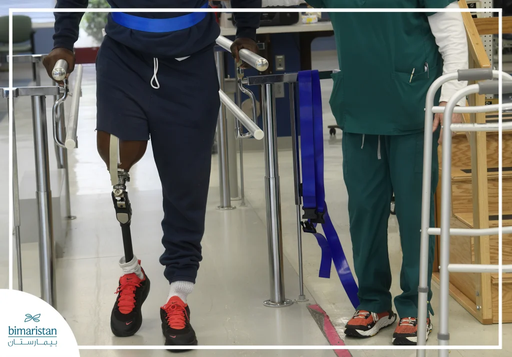 Amputee Rehabilitation Includes Gait Training To Help Patients Walk Confidently With A Prosthesis.