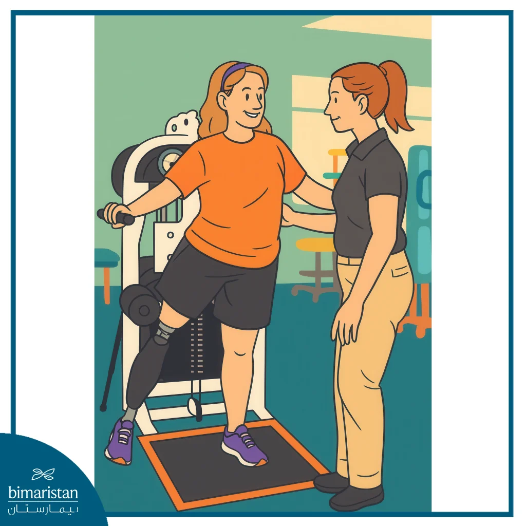Amputee Rehabilitation Includes Balance Training To Enhance Stability And Prevent Falls.