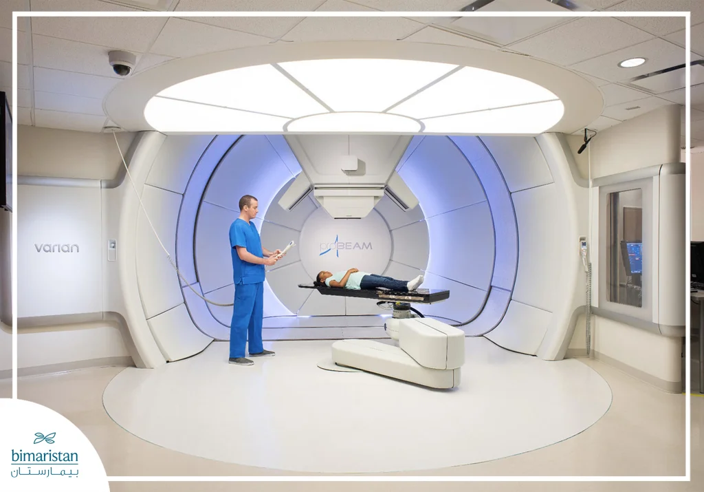 An Image Illustrating The Mechanism Of Proton Radiation Therapy