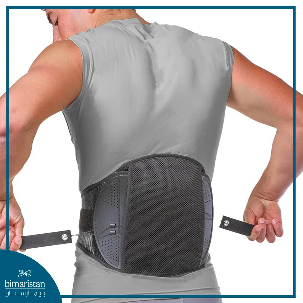 Lumbar Spine Brace To Support The Stabilized Vertebrae
