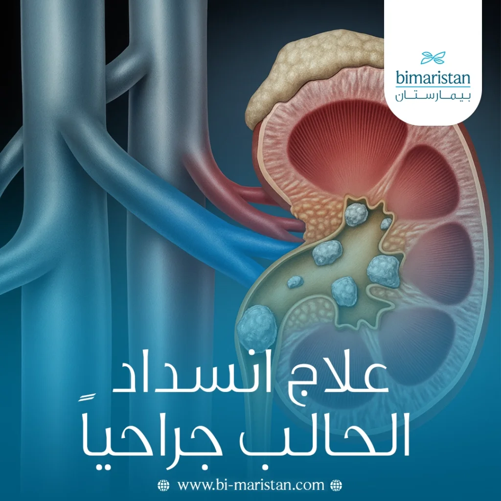 علاج انسداد الحالب جراحياً