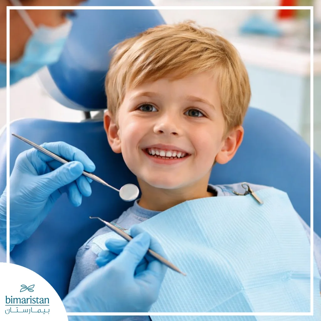 علاج الأسنان لطفل لدى أخصائي طب أسنان الأطفال
